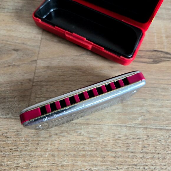 Hohner Golden Melody harmonica made in Germanyin original box. Key C - Picture 6 of 12